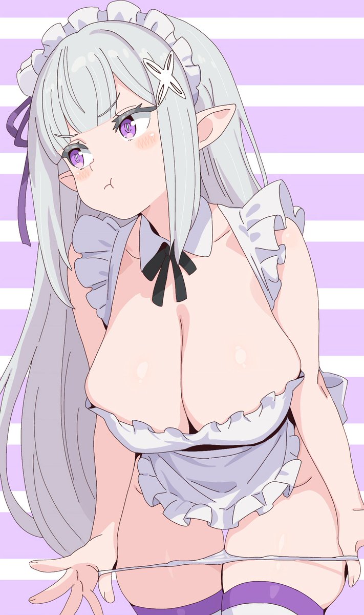 EmiliaOwns's tweet photo. hmph... caught you staring again, huh?😒

This elf maid outfit is already embarrassing enough without you drooling all over it... but fine. keep looking.

Just remember who actually owns you, loser🤍

Now get on your knees and show some respect before I change my mind~ https://t.co/4mlumhLIJQ