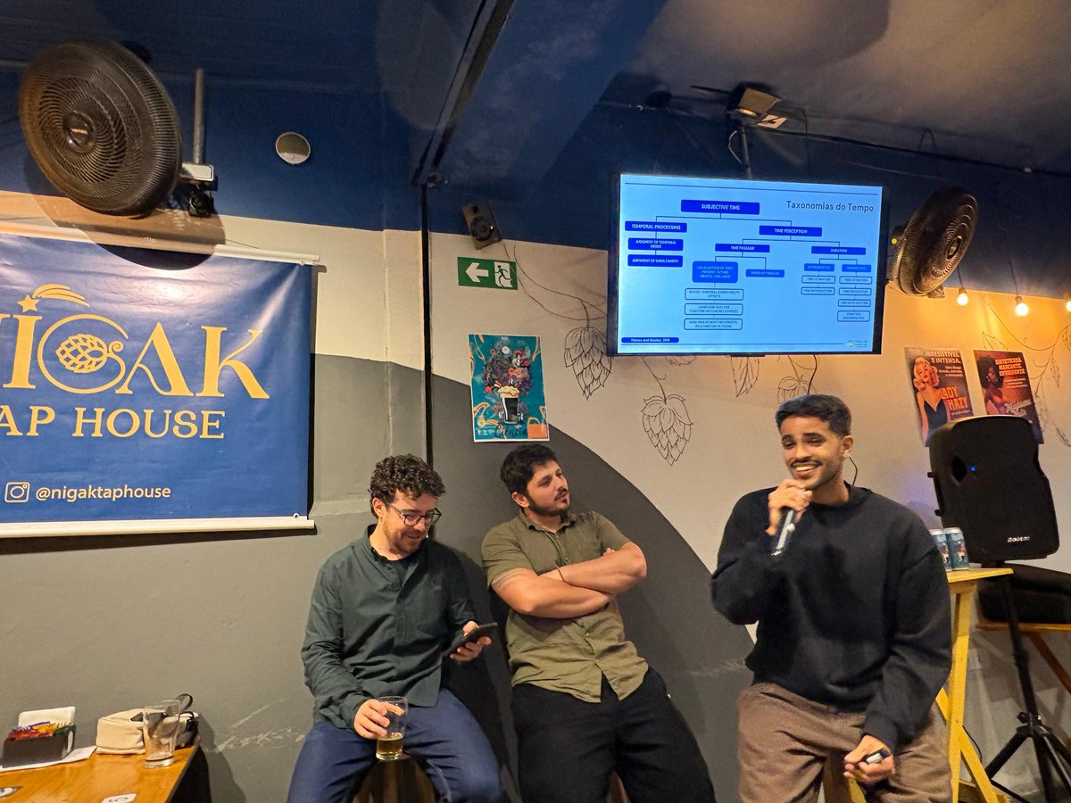 ftoroherr's tweet photo. Palestra do Pint of Science

Será que as máquinas sentem a passagem do tempo?

Não... https://t.co/T76kcSl4kJ