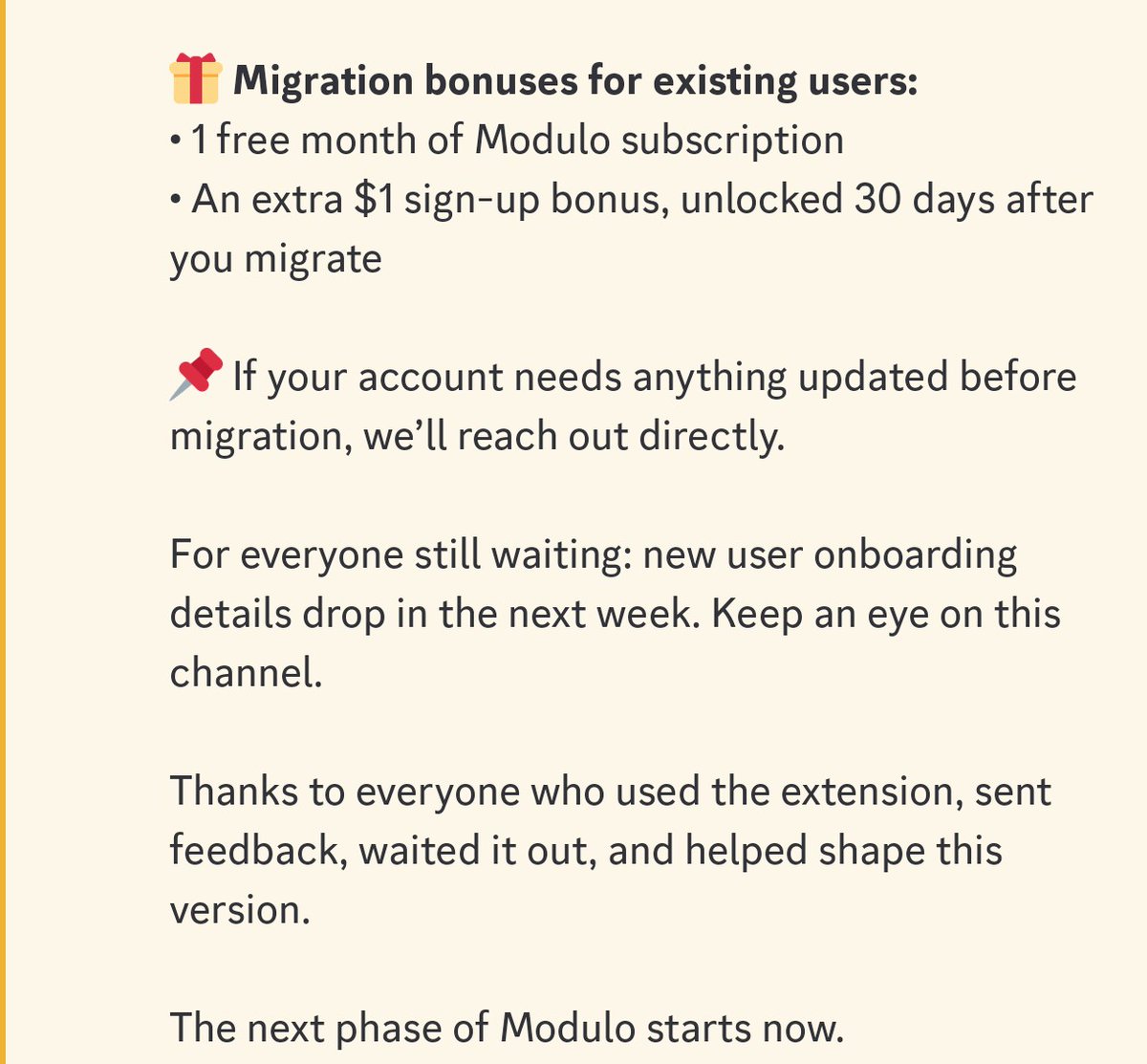 kairoxbio's tweet photo. Modulu is preparing for new users in within a week so it's good chance for who missed out in early now don't miss out🤞?
#crypto @ModuloFinance @binance @X https://t.co/3KLmw77WFE