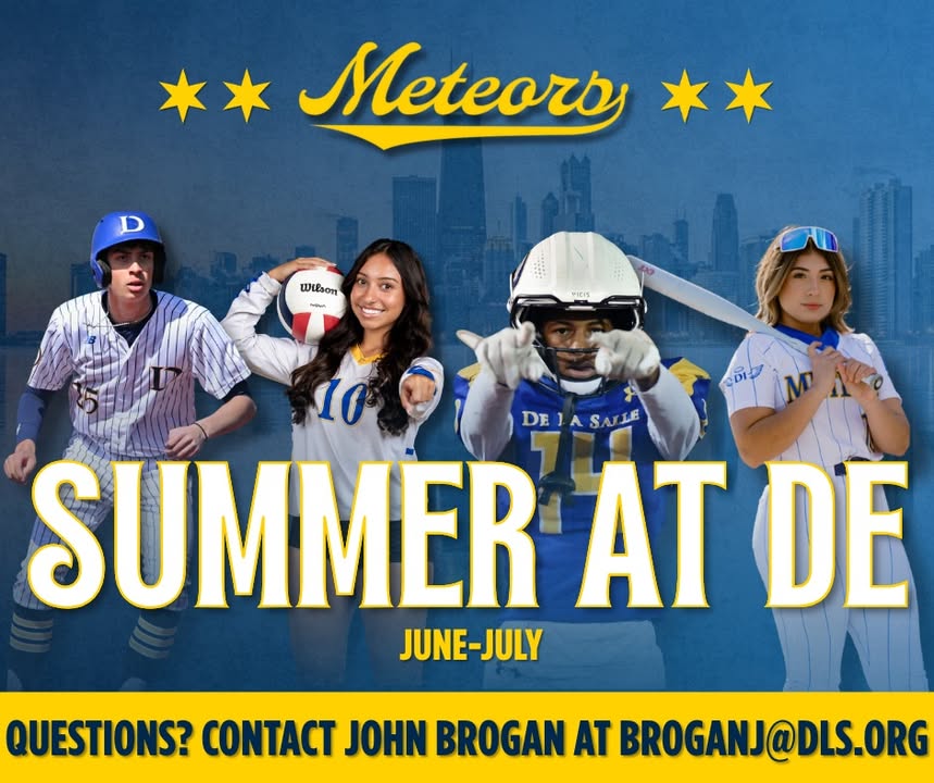 DLSMeteors's tweet photo. ☀️ Summer starts at De!

Sports camps, academic enrichment, and hands-on learning all summer long at 35th &amp; Michigan. 🔵🟡

📲 Register: https://t.co/YPxI2vCR6c

#MeteorsUnited https://t.co/SMbbz3rQvZ