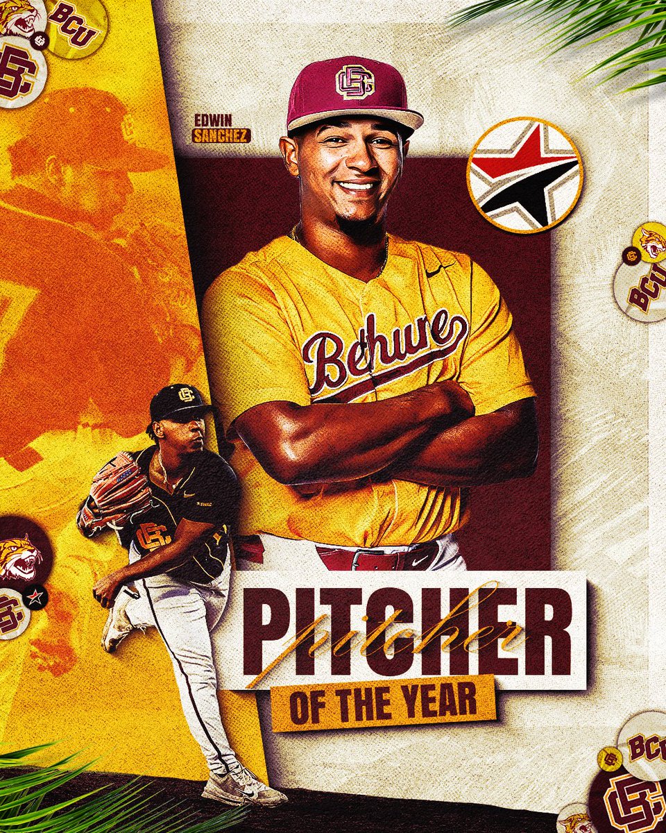 BCUDiamondCats's tweet photo. Our Ace. 💎 😼 

Edwin Sanchez has been named SWAC PITCHER OF THE YEAR!

It marks the first time since joining the conference that a Wildcat has taken home the award!

#𝙃𝙖𝙞𝙡𝙒𝙞𝙡𝙙𝙘𝙖𝙩𝙨 | #𝙋𝙧𝙚𝙮𝙏𝙤𝙜𝙚𝙩𝙝𝙚𝙧 https://t.co/nKqydwzsIv