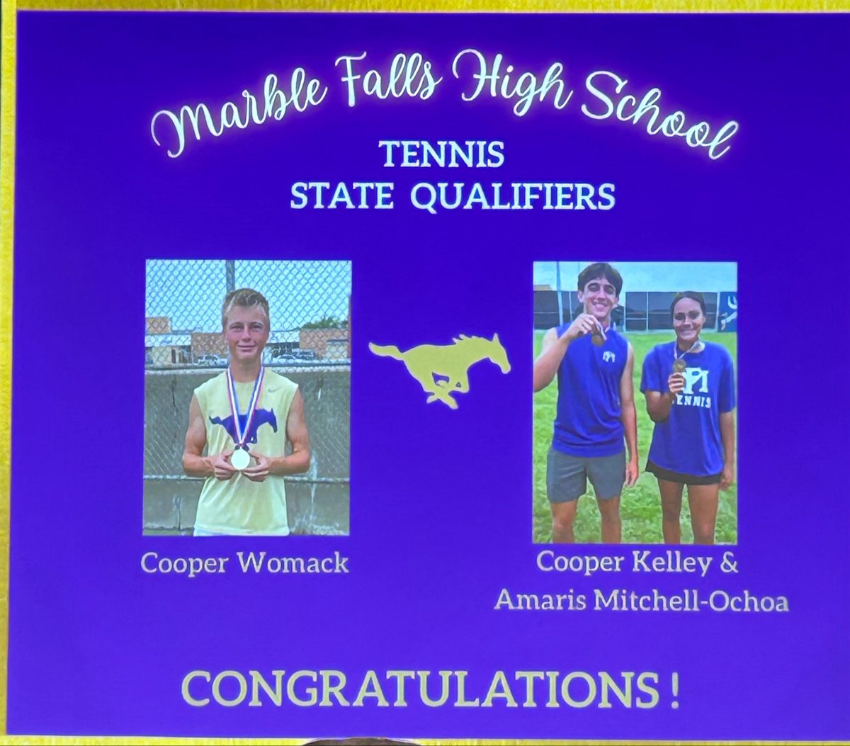 keri_timmerman's tweet photo. Another incredible night recognizing our State participants in Tennis, Track, and Golf.  What incredible young men and women!  #GoldStandard https://t.co/kwx5JyuVaz