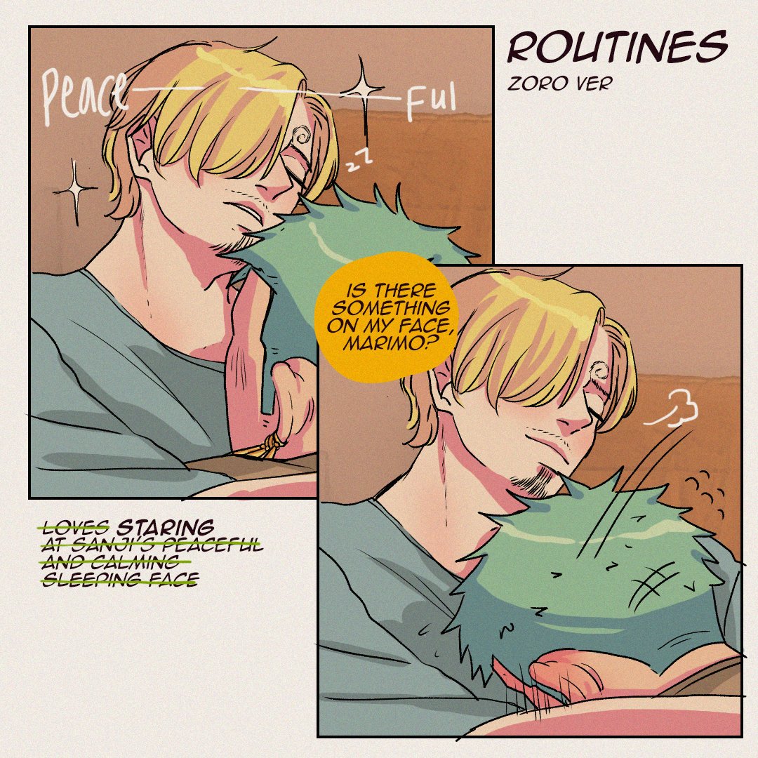 OPzsfan's tweet photo. sanji's blanket #zosan https://t.co/7TXoZD0hJi