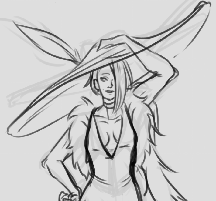meissuu's tweet photo. Ashe WIP https://t.co/1Cz42i23rT