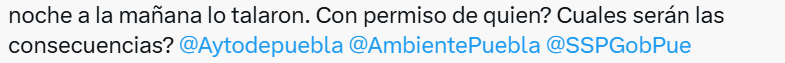 Ramcbot's tweet photo. @Ivan_rova @escajos @AdSaRu @Aytodepuebla @AmbientePuebla @SSPGobPue @Hechizero_38 Entonces creo que está un poco de más seguir esa discusión, ¿no lo crees?

Porque justo, el punto del tuit original era confirmar que se tuvieran los permisos adecuados, y si no, que se aplicara la sanción correspondiente. https://t.co/dcbTz5Qkpn