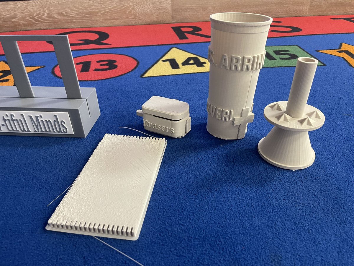 katehebert's tweet photo. Thanks to the support of @RISD_CTE , we are able to get all of our 3-D products printed! Students searched for a problem @MSTMAGNET and created a solution! #realworldproblemsolving #risddreambig https://t.co/HW0PjJvbZo