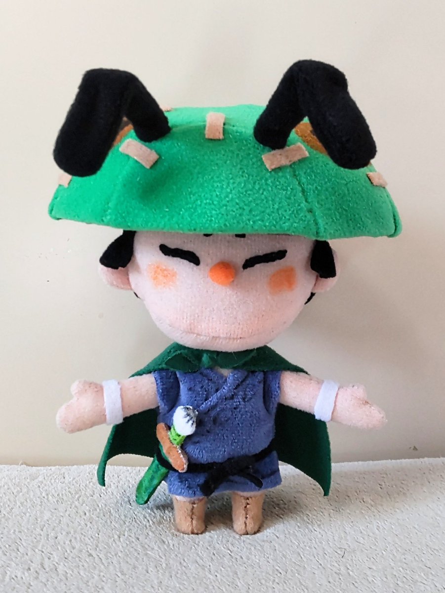 自作アマ公ぬい（小）とのサイズ感 #大神 #Okami #イッスン 手作り