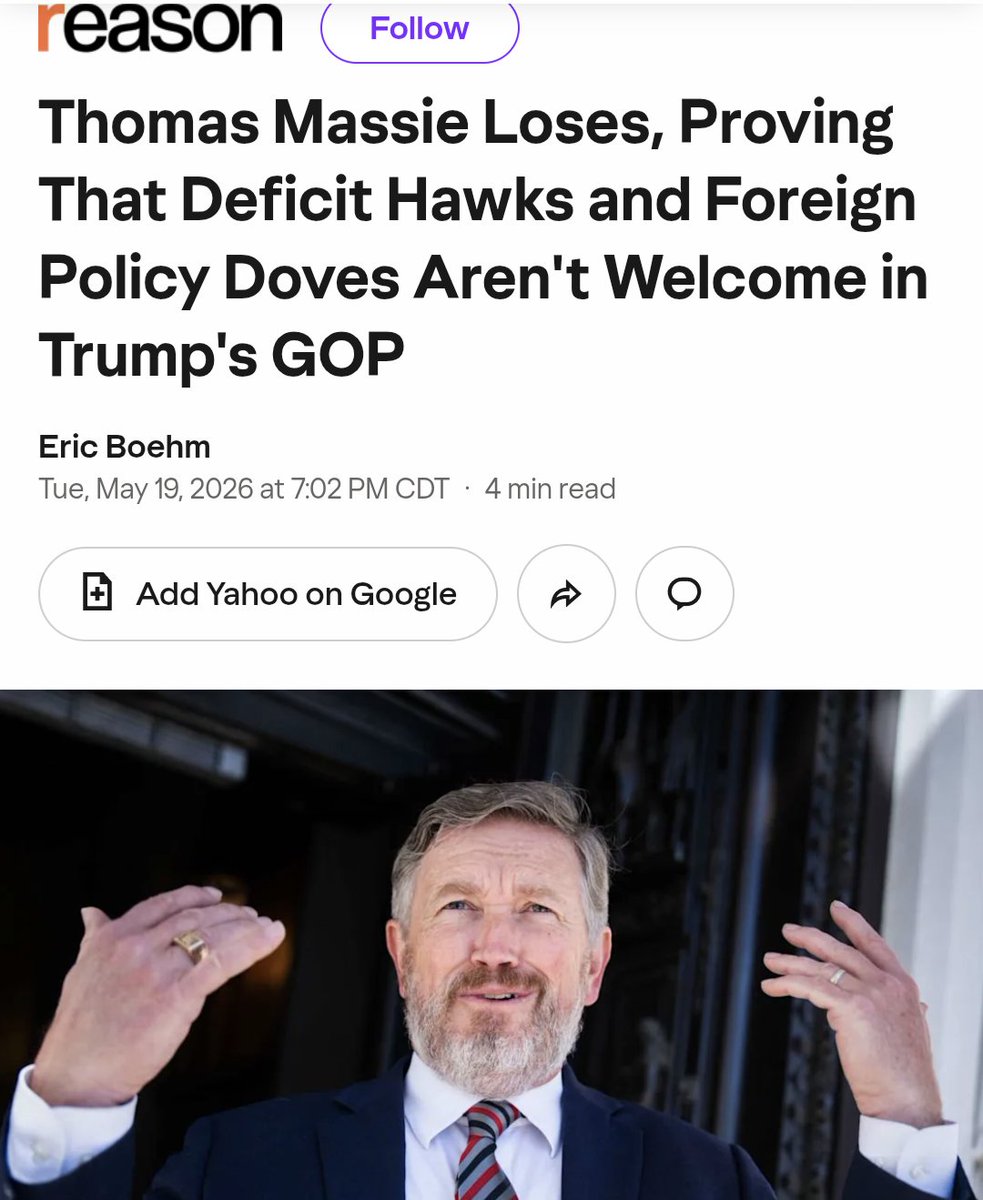 wallstreetnext's tweet photo. @unusual_whales A fiscally conservative anti foreign war party sounds pretty good right now https://t.co/QSS59uqrd8