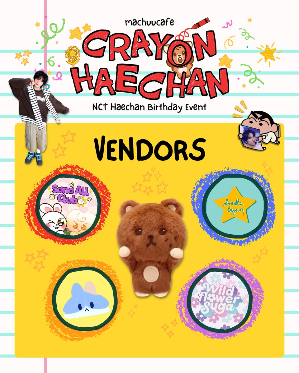 sana_all_club's tweet photo. 🎂💚 FULLSUN BIRTHDAY EVENT: CRAYON HAECHAN 🖍️🧸

📆 Date: June 6, 2026 Saturday
🕐 Time: 1PM - 6PM PST
📍Venue: Sweetheart’s Dessert Lounge
301 S Anaheim Blvd.,
Anaheim, CA 92805

Stay tuned @ machuucafe on IG🌻✨

#ncthaechan #haechancupsleeve #nctcupsleeveevent #nctzen #nct https://t.co/onSU7CBOkR