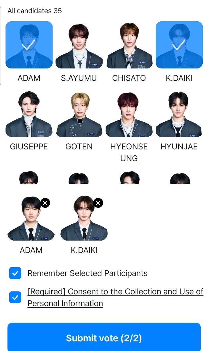 stbvnews's tweet photo. 📢 VOTING COLLABORATION

Please vote for ADAM on the Mnet App (Produce 101 Japan) in return for Premios Tu Música votes

🗳️ https://t.co/p8mTsZobrs

•🎯20 Votes - until May 22
• Vote daily for 2 trainees (ADAM + K.DAIKI)
⬇️ Post your screenshots + watermark

#SANTOSBRAVOS #STBV https://t.co/IUyZoRPDPK