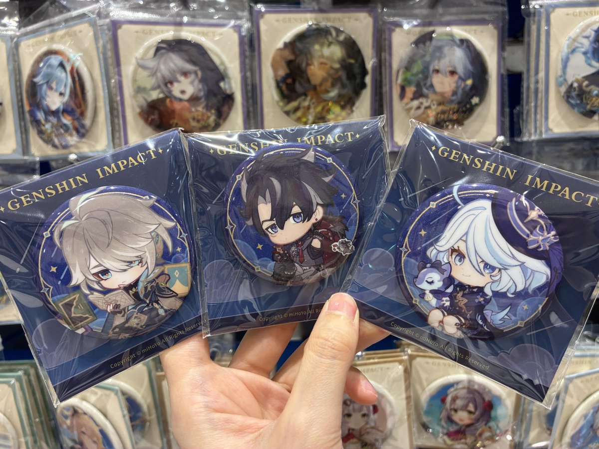 🌟 #原神 新入荷＆再入荷 星々からの手紙シリーズの缶バッジが入荷しま