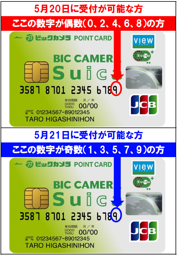 ピカさん専用 本日より抽選受付スタート！】 お持ちのカードにより受付日が異なり