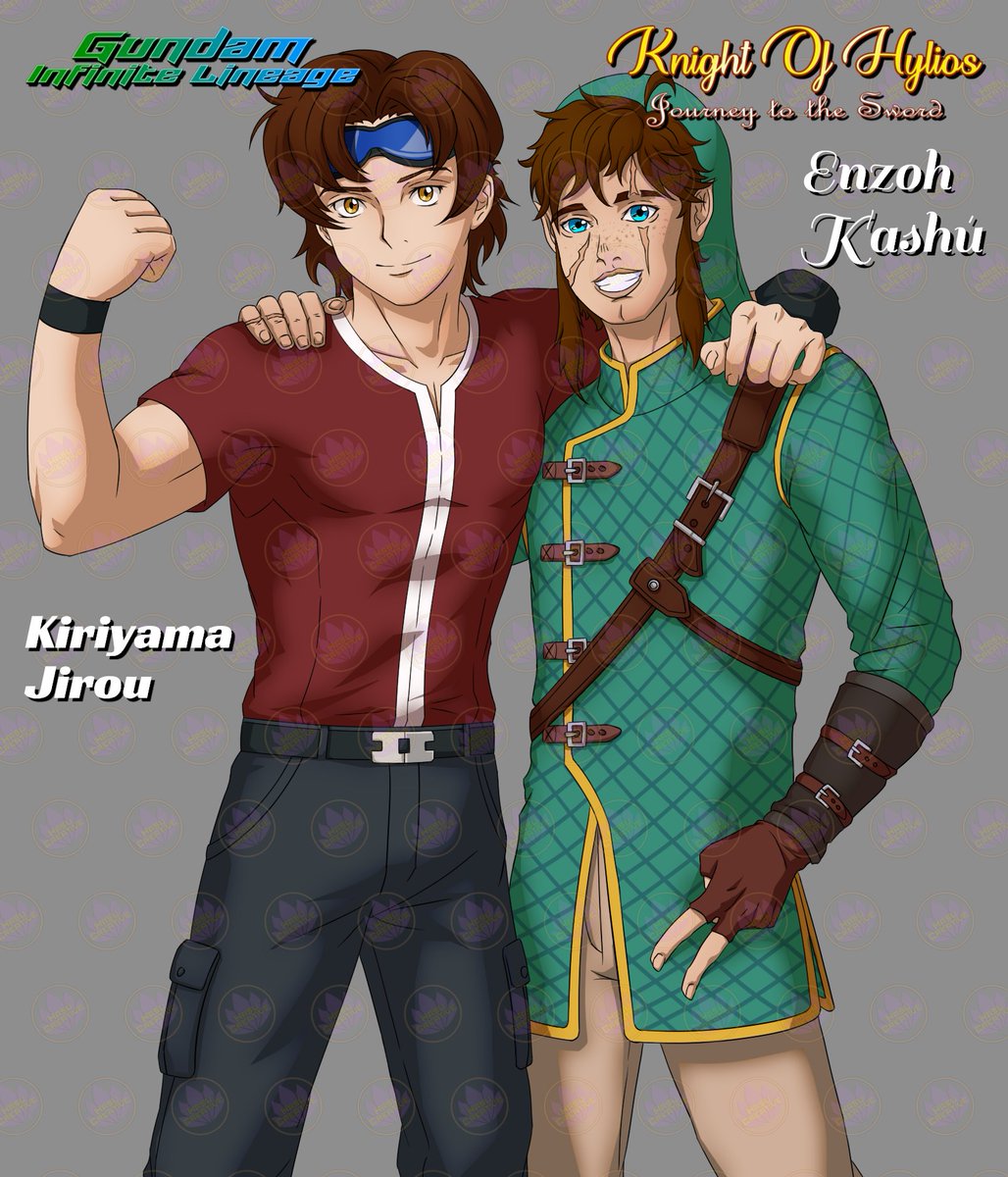 Blooming_Hasu's tweet photo. Kiriyama's birthday is unintentionally Cagalli and Kira's birthday as well. I decided to draw both him and his counterpart from my novel series. 

I may draw Kiriyama with Kira and Yula next...

#カガリ・ユラ・アスハ誕生祭2026
#キラ・ヤマト誕生祭2026 https://t.co/tQJURtRT52