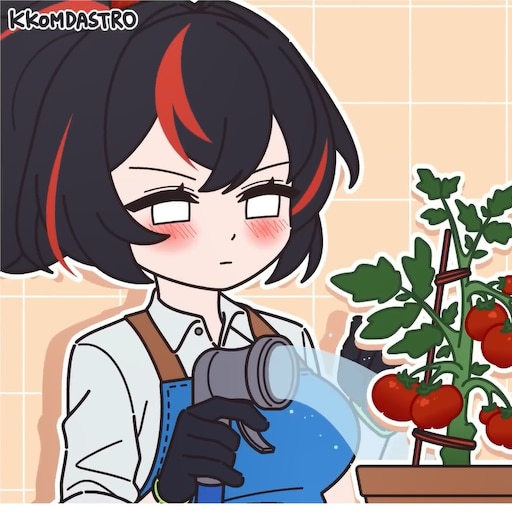 ZhuCop's tweet photo. Tending to her tomatos https://t.co/Nh4TGNVEGu
