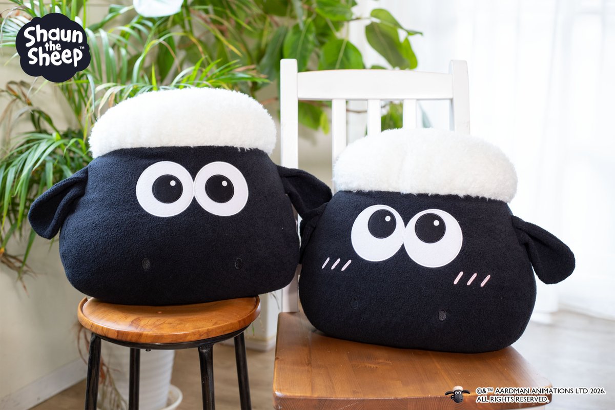 🐑5月発売商品🇬🇧 【ひつじのショーン BS マシュマロフェイスBIG