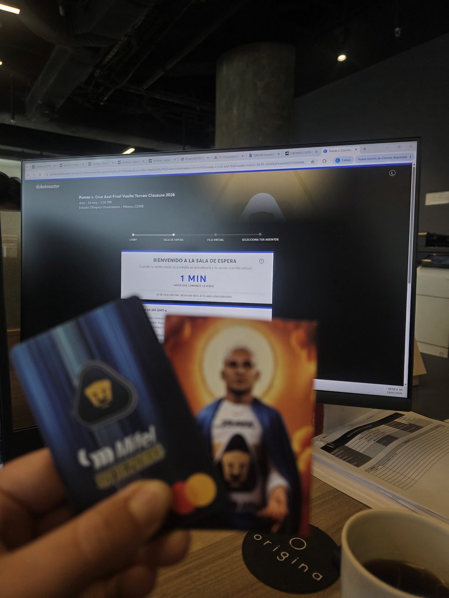 licapero's tweet photo. Pues no se logró ni rezando por boletos ⚽️🎟 #Pumas #SanKeylor @BancaMifel @PumasMX @Ticketmaster_Me https://t.co/QggiOHIpdI