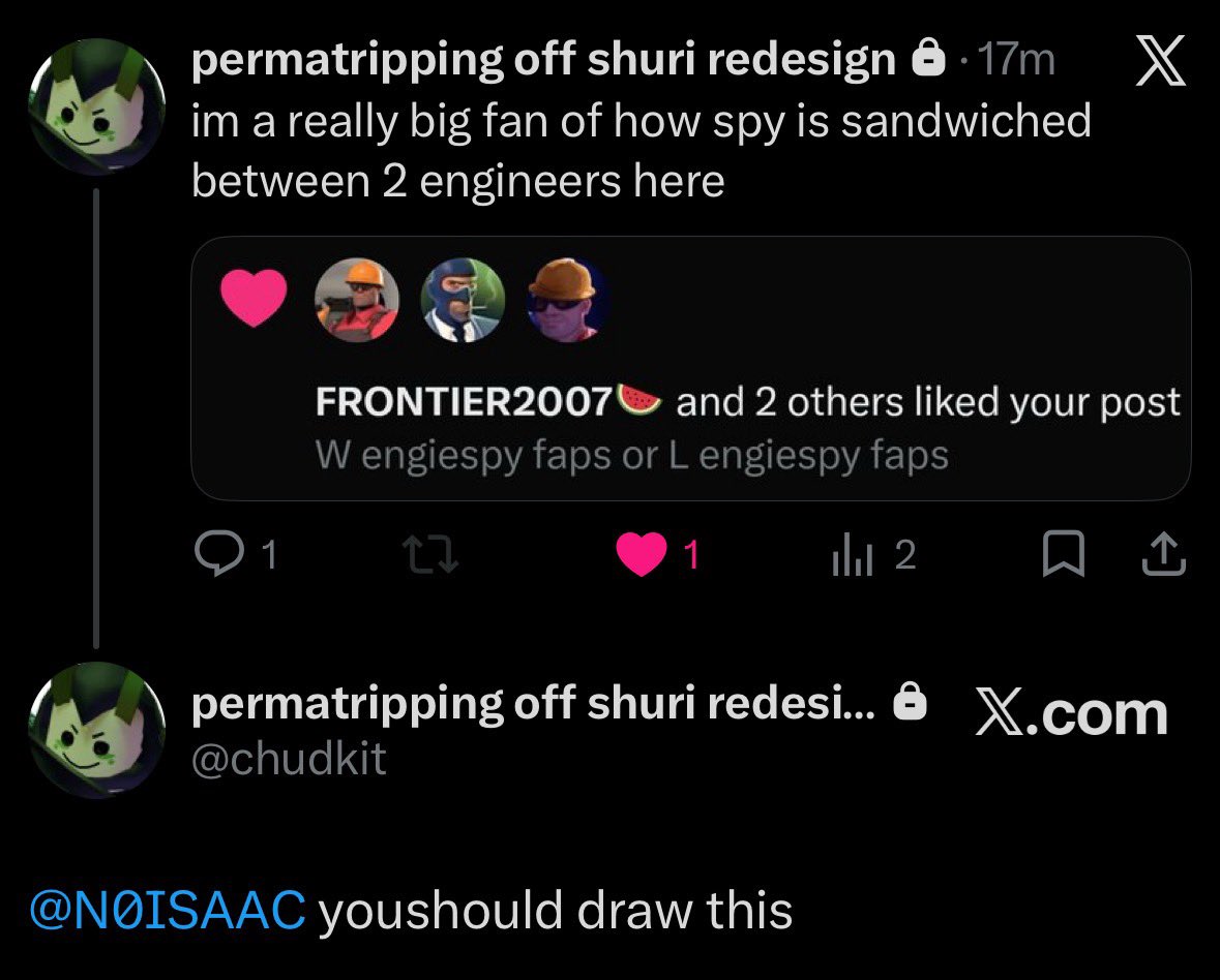 Isaac tweet media