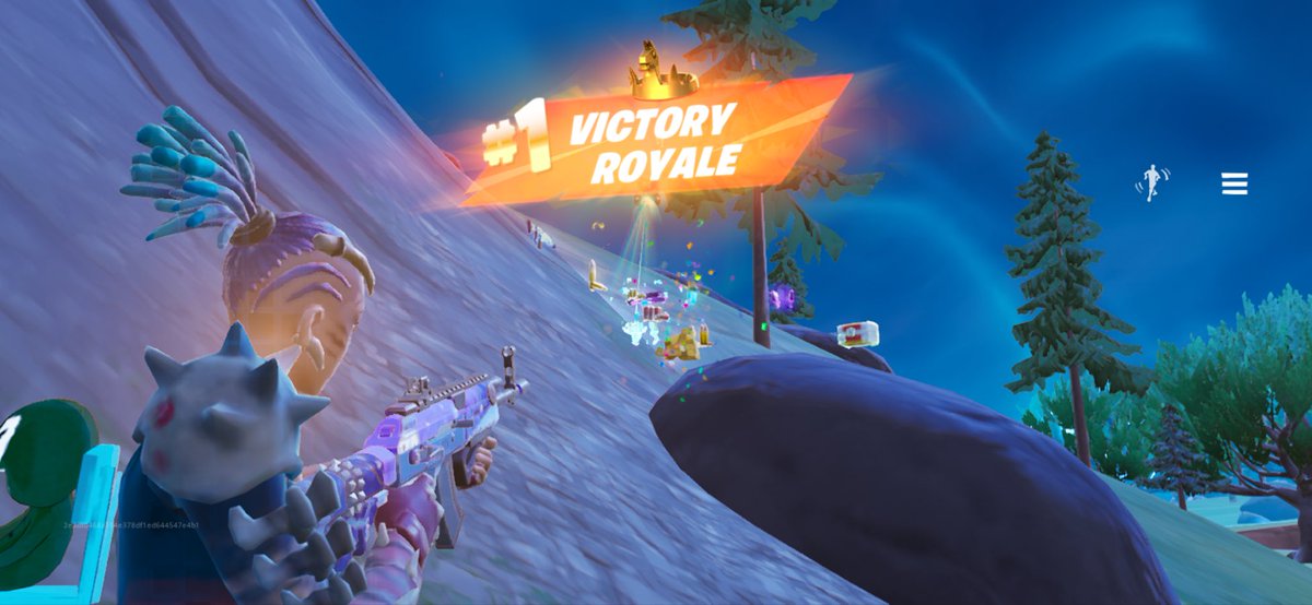 PerazaKenneth's tweet photo. Fortnite Mobile! 😁 I played my first game and won on my iPhone 15 Pro Max! I also got the cool Yeddy skin/costume! *I chose the light blue color* https://t.co/qBlgaKbzBz