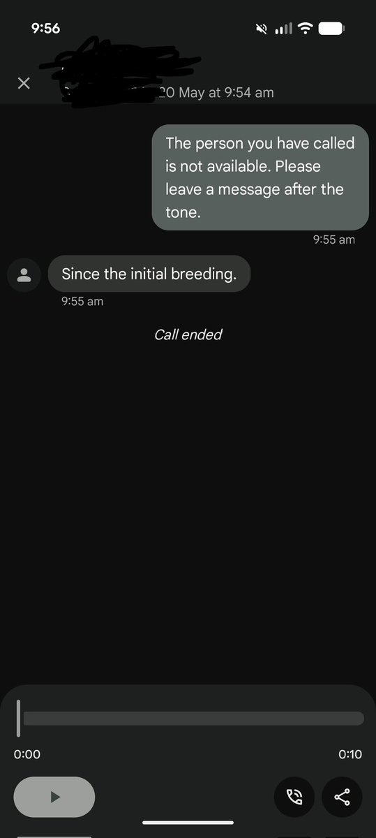 Spell_Hammer's tweet photo. Didn't answer this call, looking at the message left I really should have, what a wild opening line. https://t.co/YwLW8cT1Dh