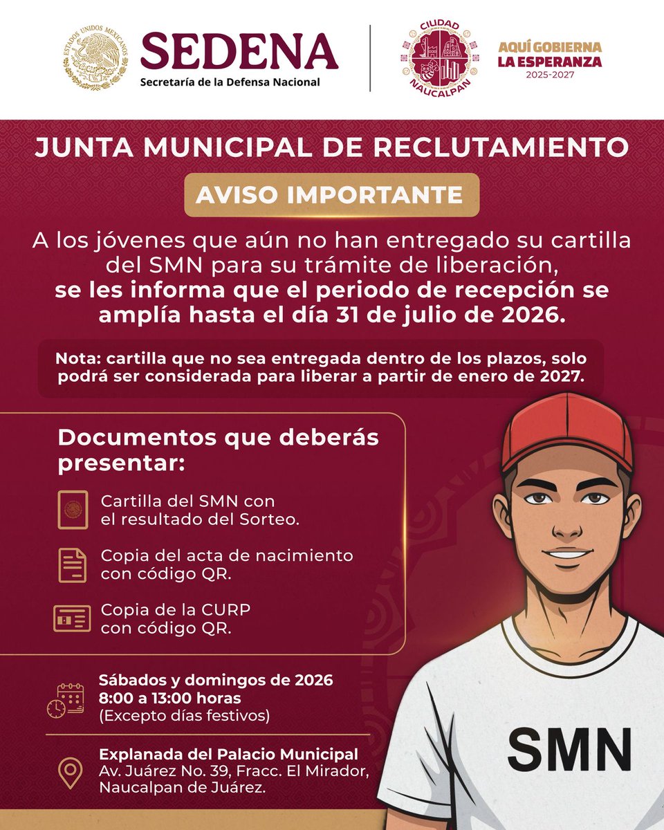 Ciudad Naucalpan / Gobierno Municipal 2025-2027. tweet media