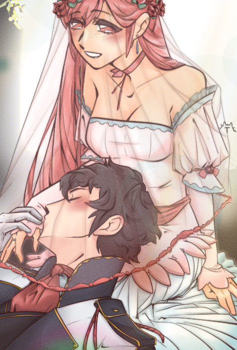 CursedCatTruffa's tweet photo. Fuck it, I'll do my own good bridal alt.
Lon'qu/Cherche bc ofc (❁´◡`❁)
#fireemblem https://t.co/LTuTIeE7Eu