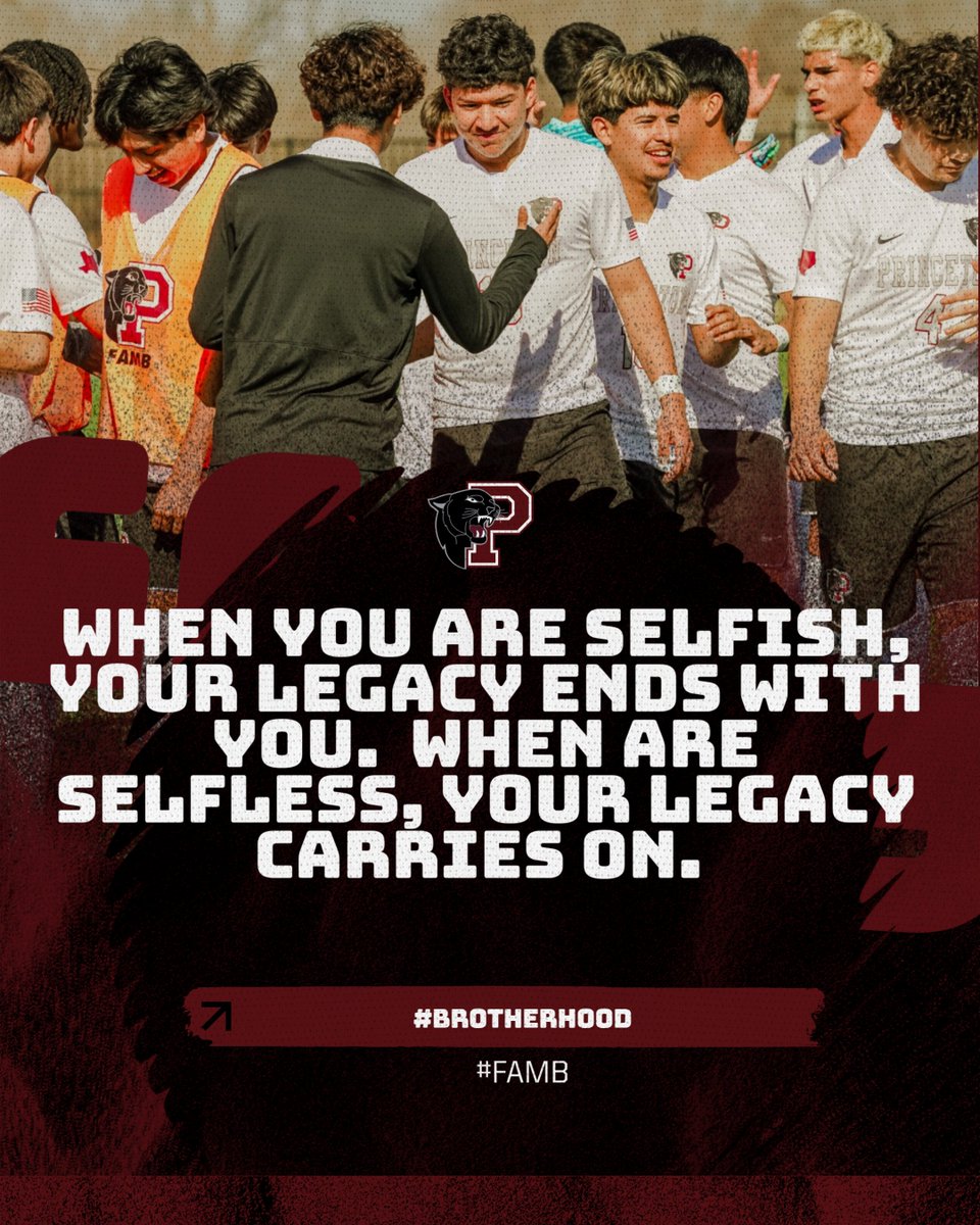 PHSPanthersFC's tweet photo. #Brotherhood #famb @PrincetonISDAt1 https://t.co/3qp72GGMWW