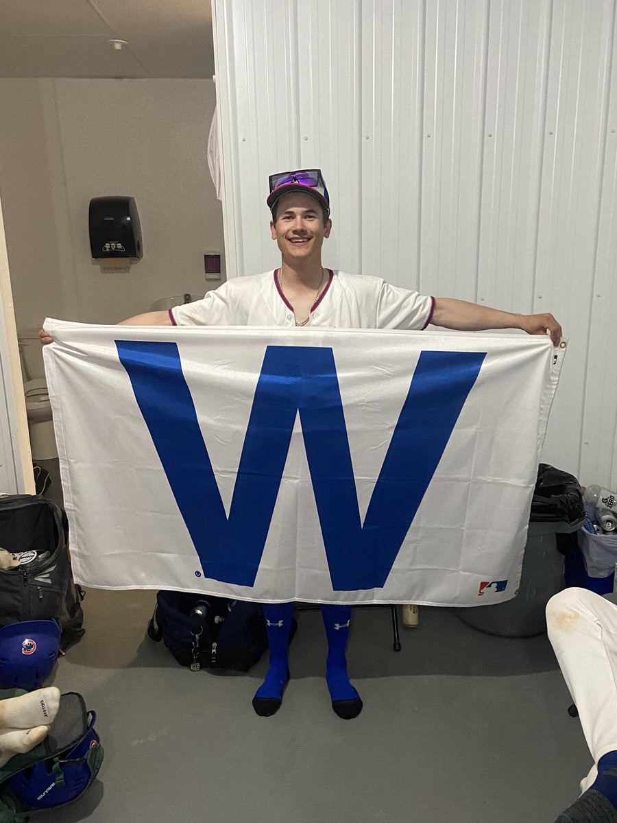 KindersleyCubs's tweet photo. Not sure what changed over the winter, but the boys found the bats today! Cubs get the W to start the season. Newcomer Adin takes the flag after a successful debut. Next action in Rosetown on Monday. https://t.co/QsHqqwETZX