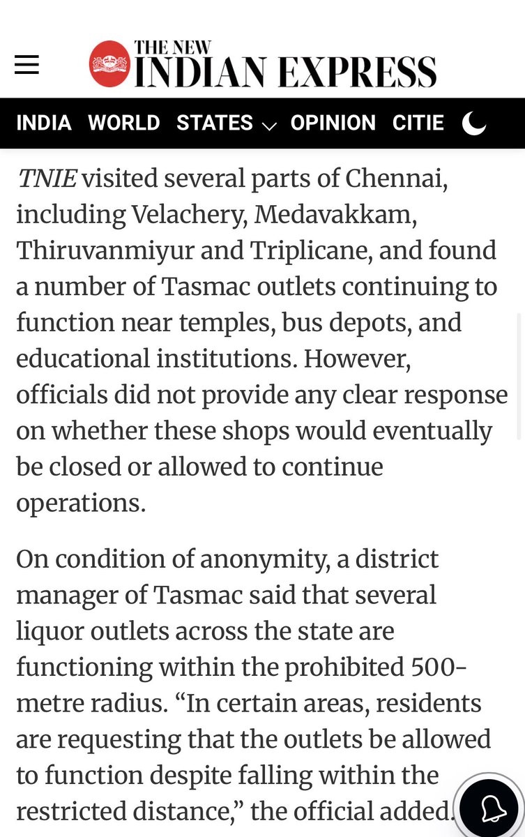 VigneshAnand_Vm's tweet photo. 717 டாஸ்மாக் கடைகள் மூடப்படும் என்று அறிவித்த போதே இது வெறும் விளம்பர அரசியல் என்பது வெட்டவெளிச்சமாகிவிட்டது. 

இன்று அரைகுறை கணக்கெடுப்பைக் காரணம் காட்டி அந்த மூடல் உத்தரவை தற்காலிகமாக நிறுத்தி வைத்துள்ளதாக செய்திகள் வெளியாகியுள்ளன. உண்மையில் டாஸ்மாக் கடைகள் மூடப்பட்டதாகக் கூறப்படும் இடங்களில் புதிய FL2 வகை மதுபான பார்கள் சத்தமில்லாமல் திறக்கப்பட்டு வருகின்றன.

Tasmac கடைகளை மூடுவது போலக் காட்டிவிட்டு பின்புறமாக பார்களுக்கு அனுமதி கொடுப்பது அப்பட்டமான ஏமாற்று வேலை.

குழந்தைகள் கொண்டாடும் வெற்றி என சி.எம். சார் வாரிசு படங்களை ஹிட் என்று பாக்ஸ் ஆஃபீஸ் வசூல் வடைகளைச் சுடலாம். இது அரசியல். எல்லோரையும் எல்லா காலமும் ஏமாற்ற முடியாது, ஹானரபுல் சி.எம். சார்.