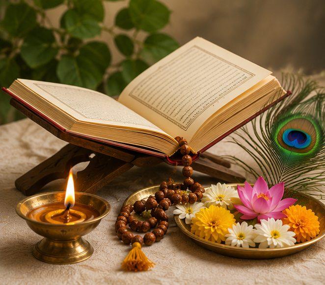 BanpurkarAkhil's tweet photo. Spiritual Growth and inner peace flourish when the mind stays connected to Bhagwan. #PurushottamMaas helps awaken divine consciousness. https://t.co/pWo4XlEcLs