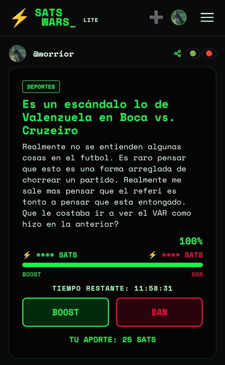 Sats Wars_Arg⚡️ tweet media