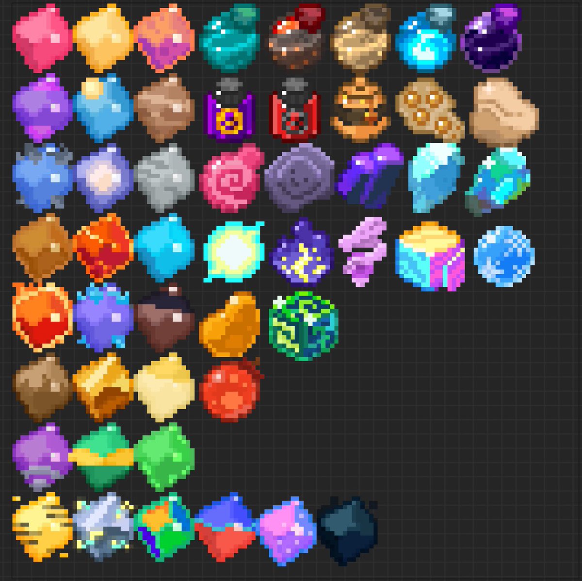bbc_punk's tweet photo. @PolloComun Omg! I’ve also been working on a slime rancher inspired mod! https://t.co/A44ThYnWsz
