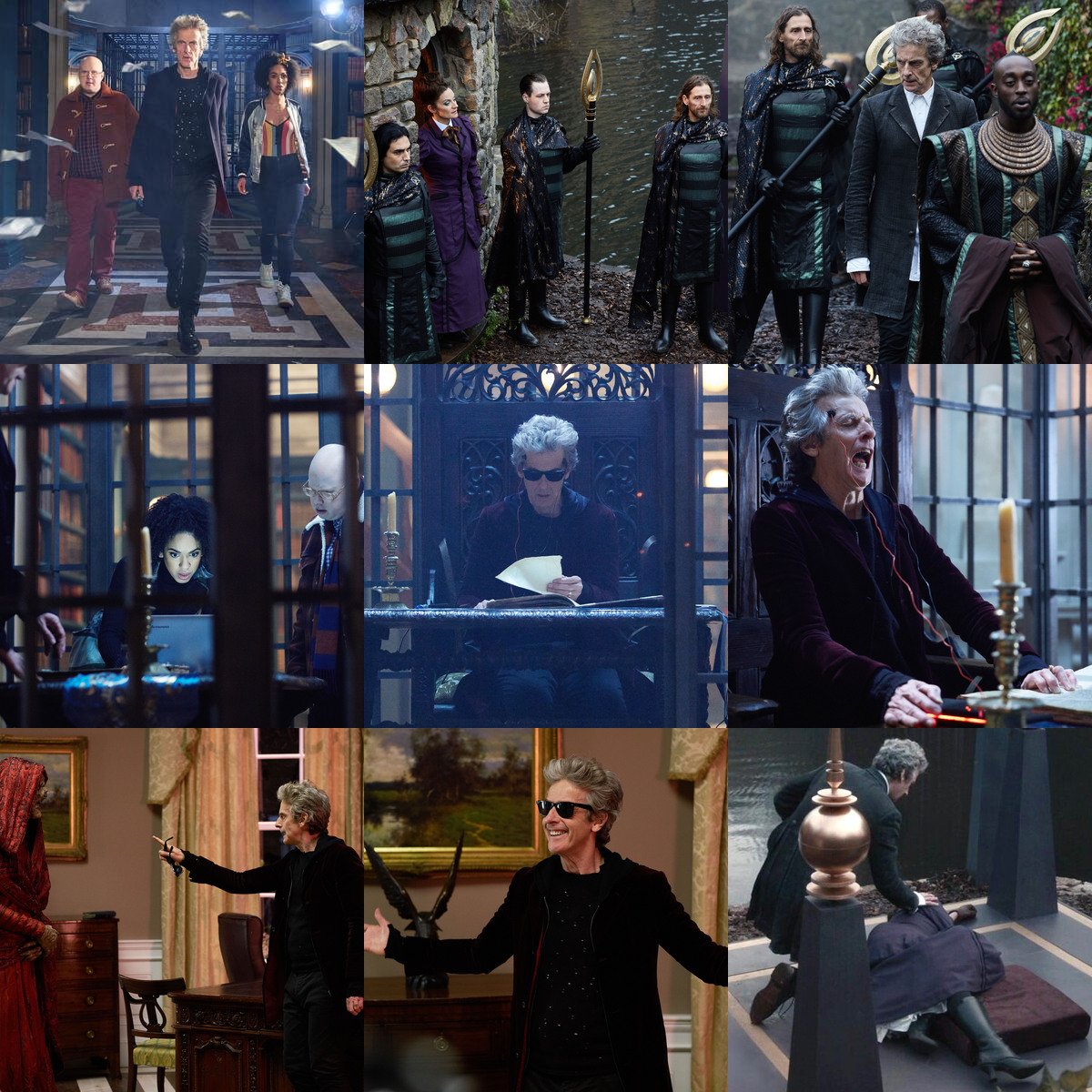 brinatello's tweet photo. #WaybackWednesday (May 20, 2017): The #DoctorWho episode, #Extremis, aired. The Pope asks the #TwelfthDoctor (#PeterCapaldi) to uncover dark secrets of the Veritas. #BillPotts (#PearlMackie) and #Nardole (@RealMattLucas) join in to help, but then it only gets more dangerous. https://t.co/Bf4spZbrvg