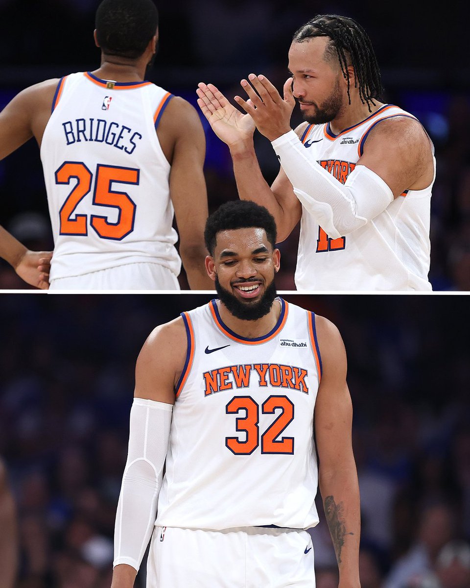 ESPNInsights's tweet photo. NEVER DOUBT CAPTAIN CLUTCH 😤

Brunson and the Knicks complete the second-largest 4th quarter comeback in the playoffs this century, only behind the Clippers 24 PT comeback against the Grizzlies in 2012. https://t.co/bPzi4jsjkZ