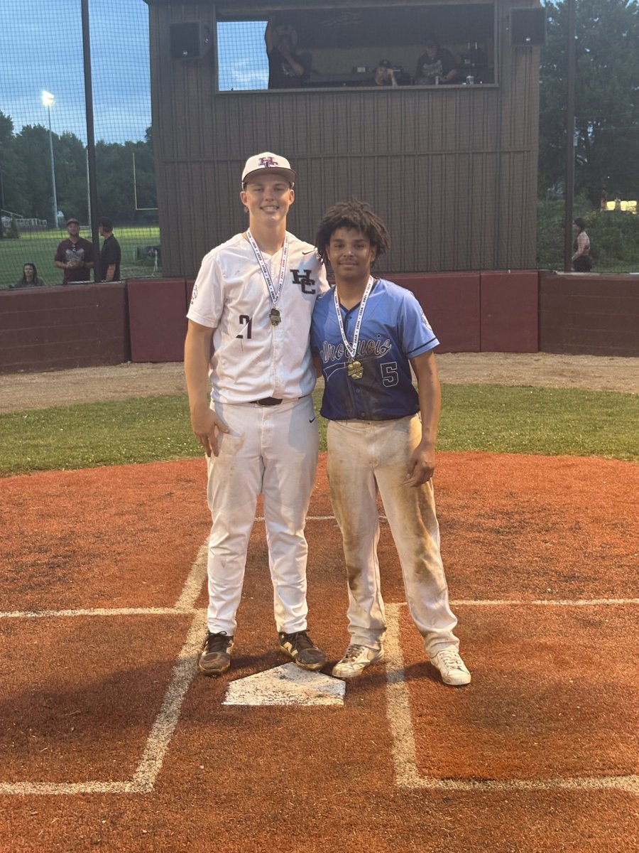 CougsSports's tweet photo. Special congratulations are in order for seniors Tyler Manning and Jacob Sykes who were selected to the All-District team. Sykes was also selected Player of the Game after pitching a complete game shutout in the win. #GoCougs #CROSSisBOSS #SeniorLeaders https://t.co/z8IucvV7Cy