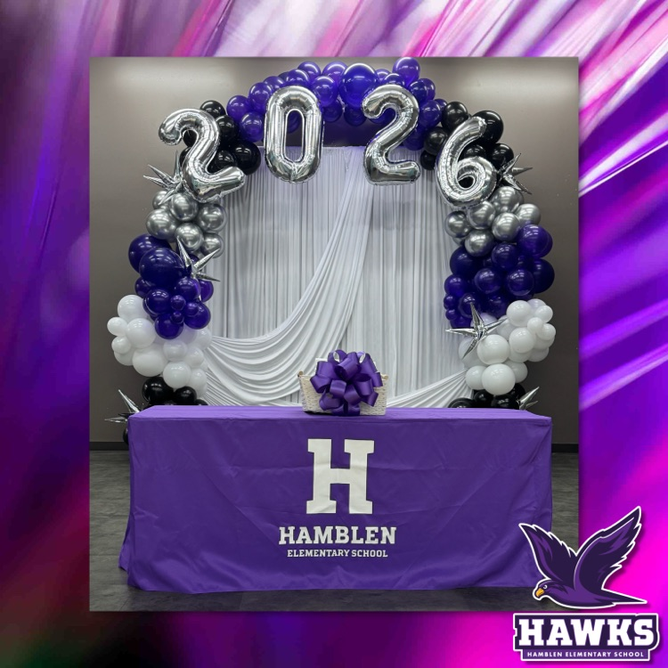 HamblenElem's tweet photo. ✨ Let the celebration begin! ✨ We honor the hard work, dedication, growth, and achievements of our amazing Hawks during our 3-day Awards Day! 🏆📚 Your perseverance and success deserve to be celebrated. Congratulations to all Hawks! We are so proud of you! 🎉👏 Go, Hawks! 💜🦅 https://t.co/IyipqbQ9XK