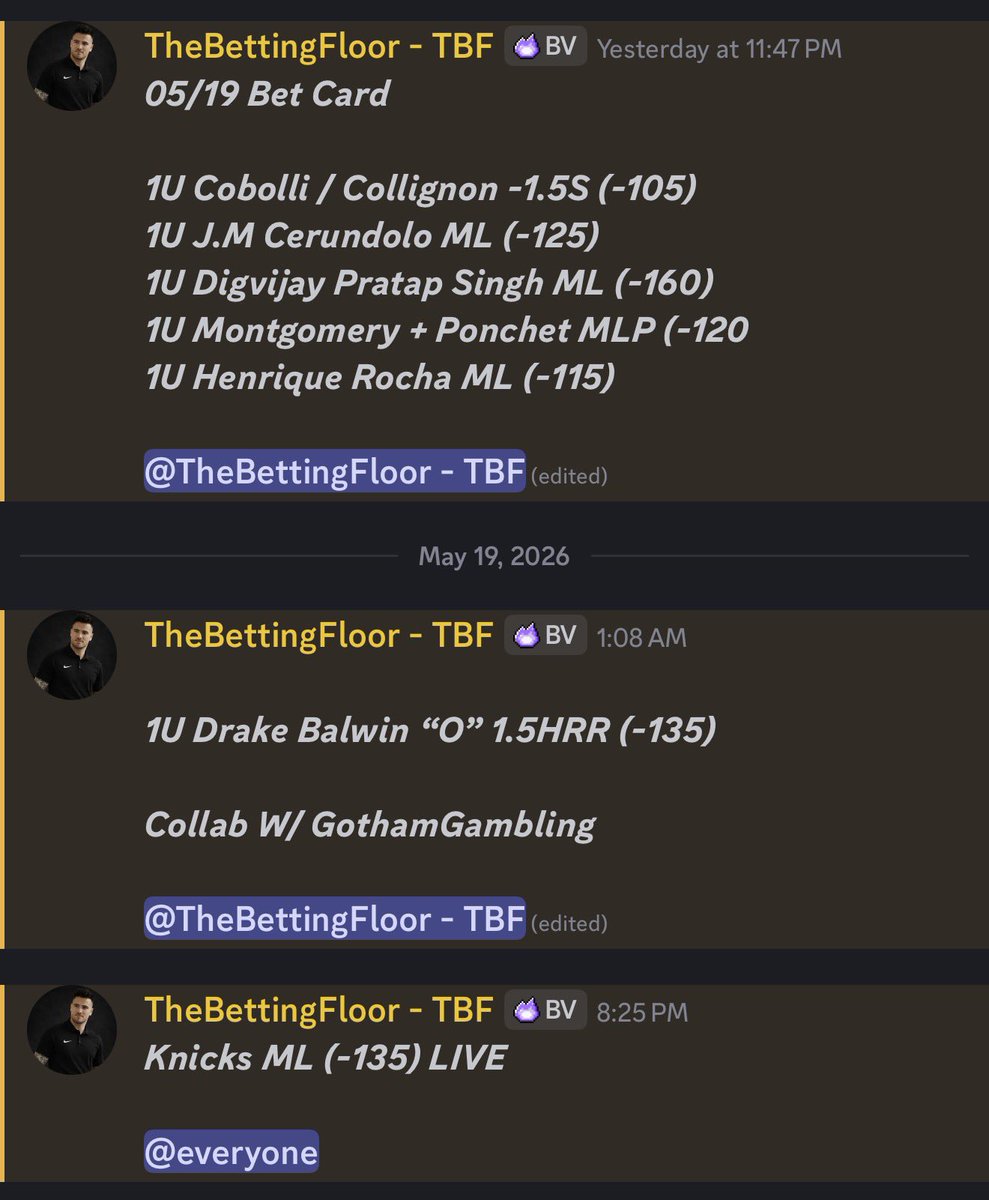 TheBettingFloor tweet media