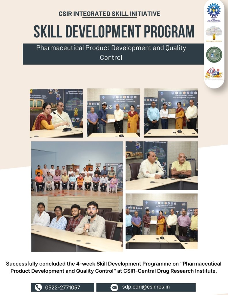 CDRI-Academic Affairs Unit tweet media