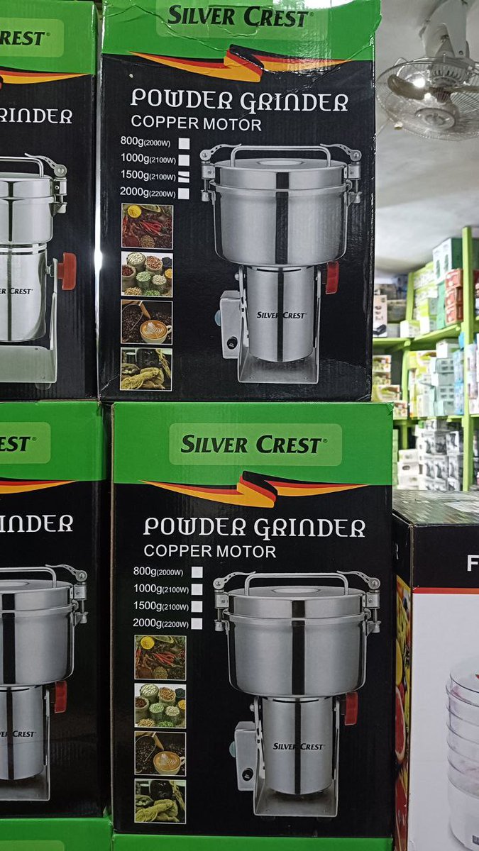 HG_Collections's tweet photo. Silver Crest Power Grinder with Copper Motor

2000 Grams ₦150,000
1500 Grams ₦126,000
500 Grams ₦87,500
400 Grams ₦75,000 https://t.co/n2ECZE3jCt