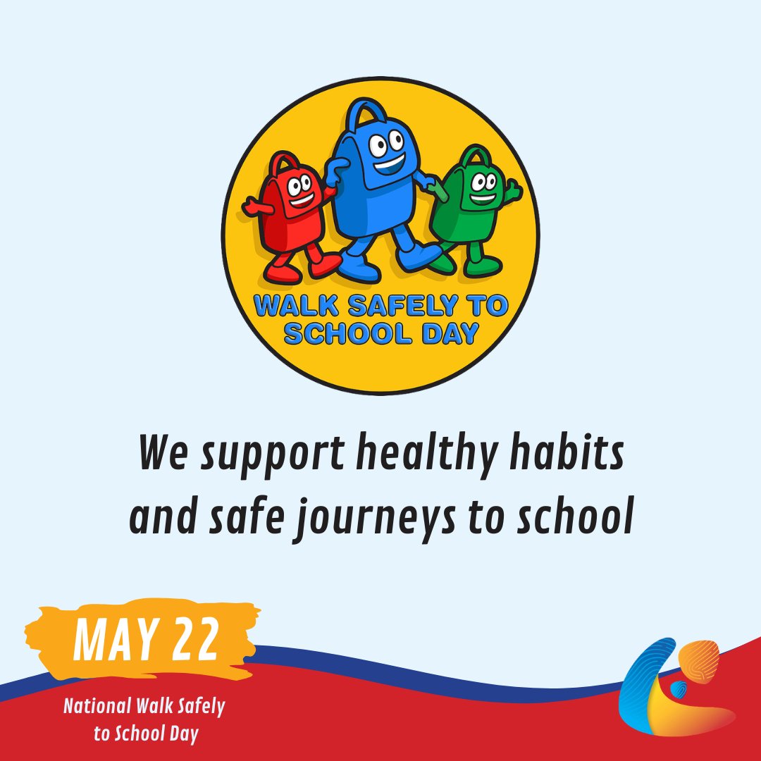 NTCOGSO's tweet photo. Don’t forget that this Friday is Walk Safely to School Day.🚶🏾🚦 
It’s a great opportunity to encourage students and families to get active, stay safe, and build healthy habits. Walking, riding or rolling counts, too! https://t.co/qC4HcUVbuS