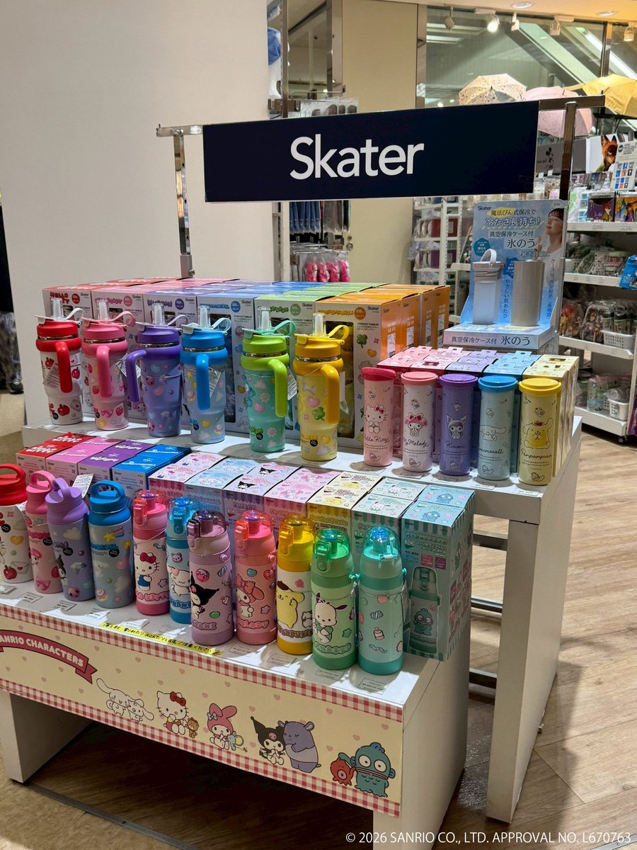 📢スケーター #ポップアップストア 新商品入荷のお知らせ🆕／ 大好評