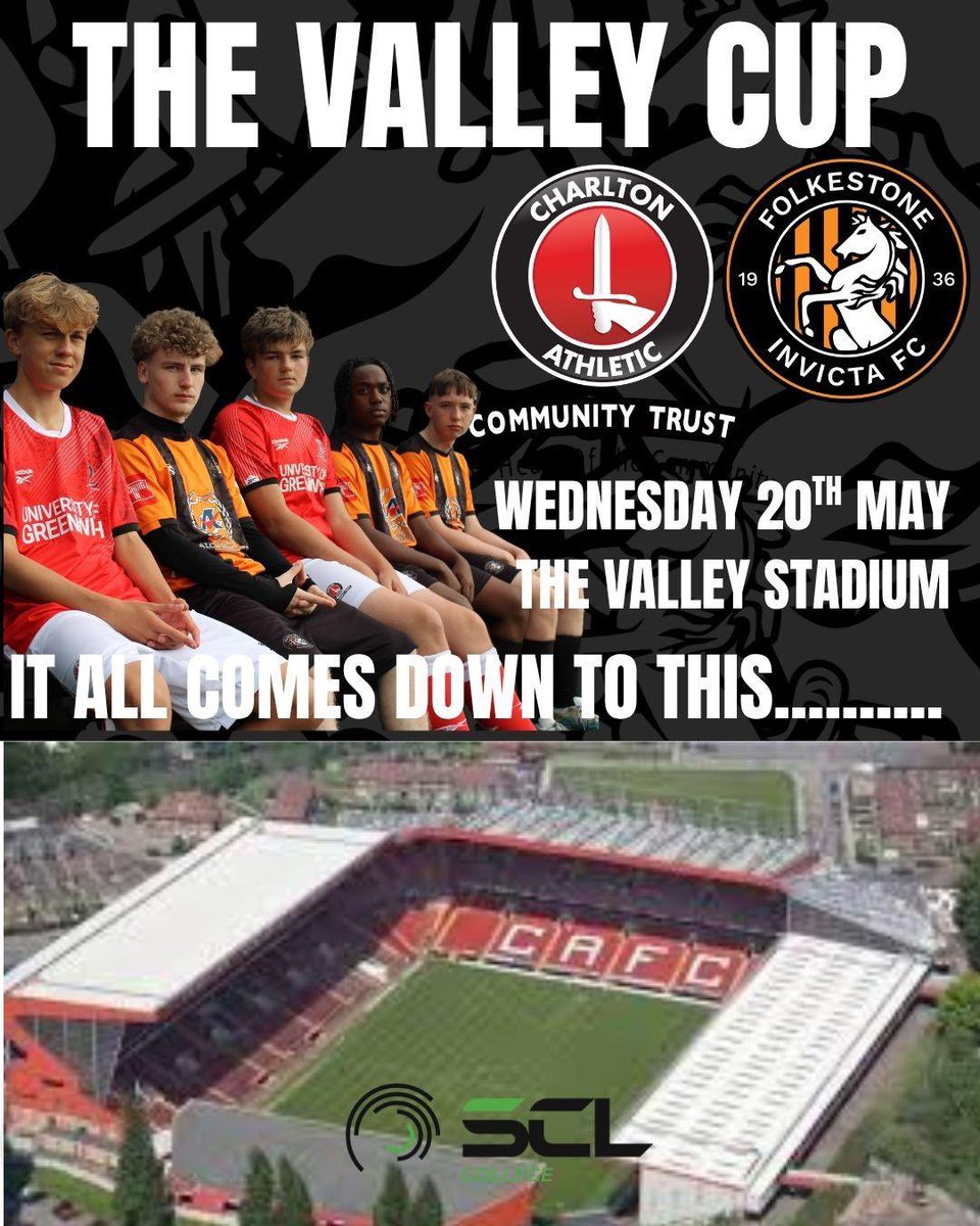 CACTKent_Post16's tweet photo. It’s Valley Cup 🏆 day today!!!!! The biggest date in the Post 16 calendar &amp; we take 2 squads to compete in the stadium today.
Good luck to all players and staff and enjoy every second , whilst competing!

@FIFC @FSD_CACT 

#Post16 #Academy #ValleyCup #Opportunities https://t.co/QTp47kMp7t