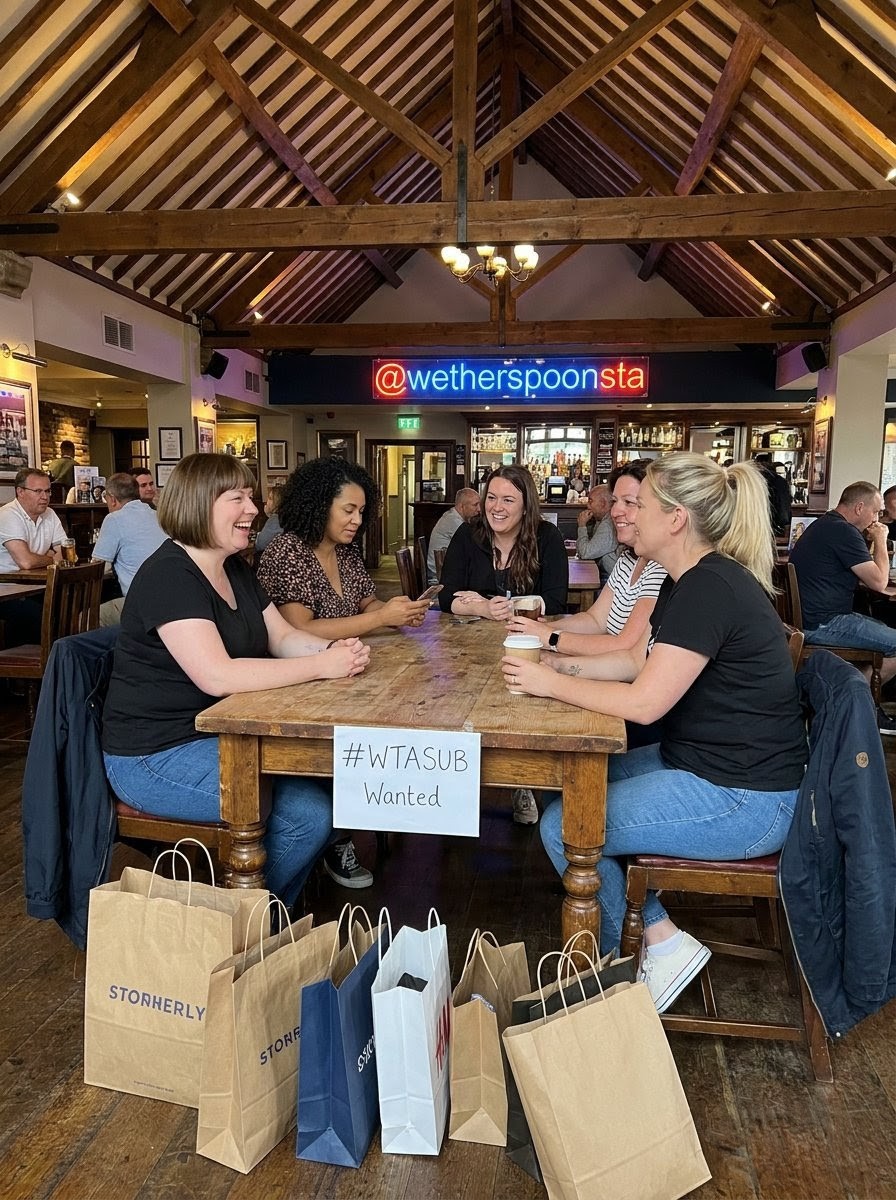 WetherspoonsTA's tweet photo. Heading to Wetherspoons?

Want free Food &amp; Drink?
Try the Wetherspoons Table Order Game.

Let us provide you a #WTASUB who will order &amp; pay for your visit.

Service available all day everyday!

DM to receive service 👍

#spoonspig #spoonssub @WetherspoonsTA #spoons #pub #freefood https://t.co/8KuG0x80Ps