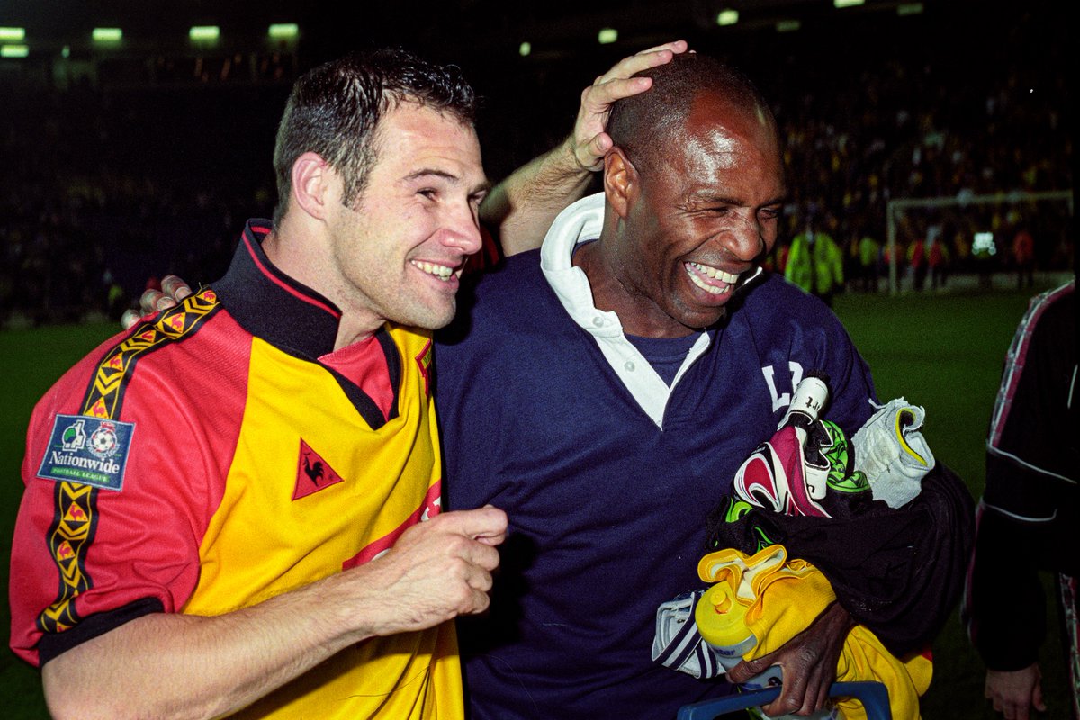 WatfordFC's tweet photo. #OnThisDay in 1999 🤩

A penalty shootout victory over Birmingham City sends us to the play-off final at Wembley! 🏟️ https://t.co/JY8ccSqTGk