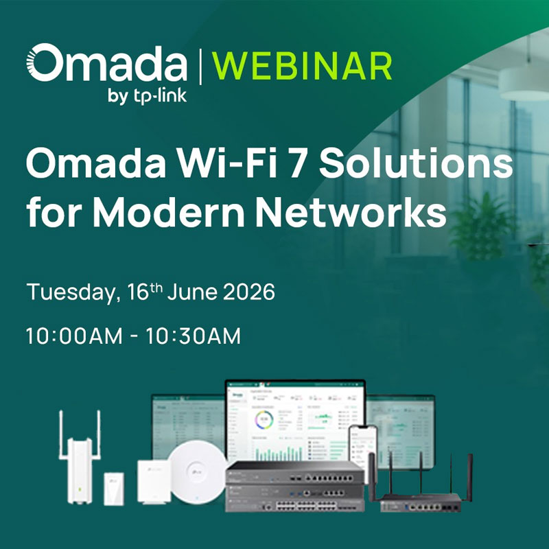 TargetCompUK's tweet photo. Join Omada by @TPLINK for a FREE exclusive webinar exploring the next generation of business networking with the Omada Wi-Fi 7 ecosystem!

Register now: https://t.co/AuSCGOWxXP

#tplink #webinar #networking #wifi7 https://t.co/wpr4j6mvou