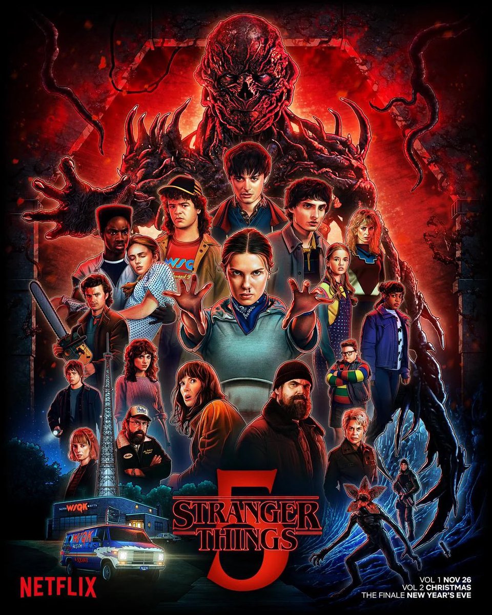 ThwipT_'s tweet photo. Season 5 of both Stranger Things and The Boys felt quite similar 

The overall season was disappointing at times but the actual final episode was done pretty well https://t.co/Ij2WbNJPKX