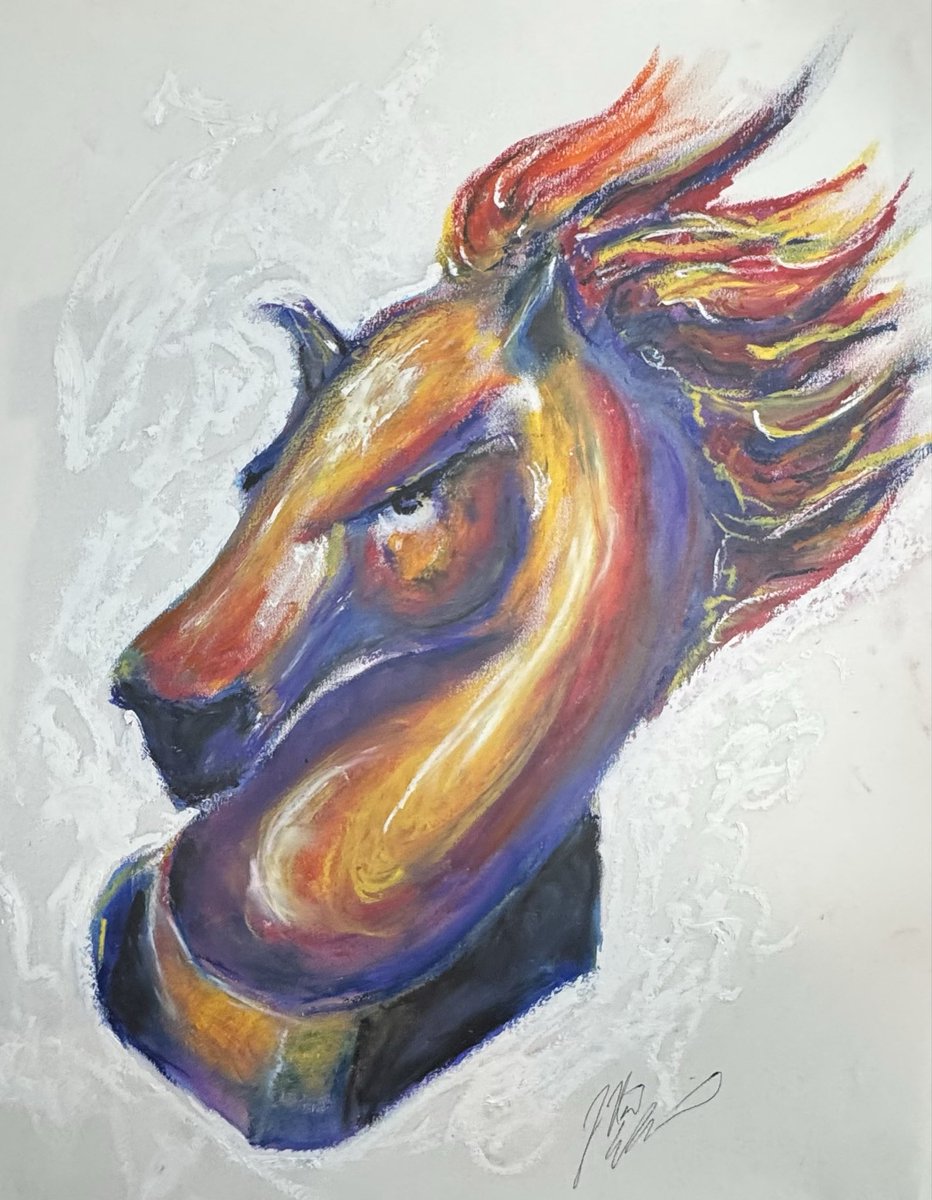 JohnNovisElkins's tweet photo. Me: gets on X to see what’s going on. 
World: EVERYTHING IS ON FIRE!!!
Me: posts some art pictures then leaves. https://t.co/69FiZVRfG6