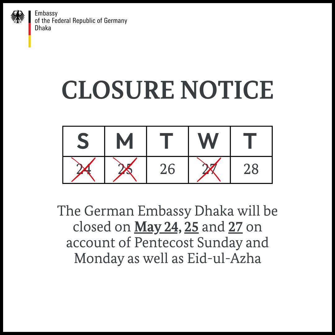 Germany in Bangladesh tweet media