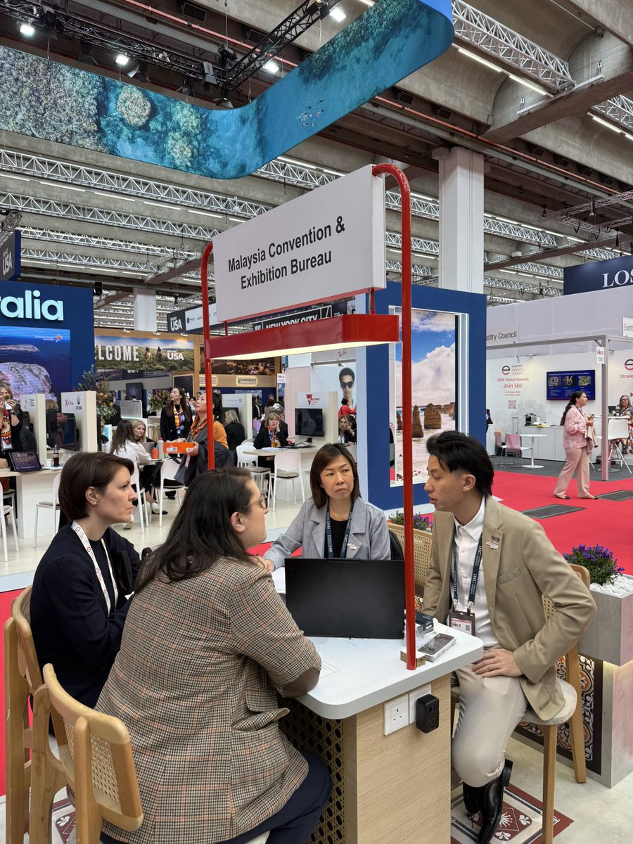 MyCEB's tweet photo. Malaysia Showcases Strong Presence at IMEX Frankfurt 2026

Malaysia Convention & Exhibition Bureau (MyCEB) has officially commenced its participation at IMEX Frankfurt 2026, taking place from 19–21 May 2026 at Messe Frankfurt, Germany. 

Led by the Chief Executive Officer of Malaysia Convention & Exhibition Bureau (MyCEB), Ms. Tan Mei Phing, the Malaysia Business Events delegation is joined by 13 co-exhibitors and industry partners, collectively showcasing Malaysia’s diverse and world-class business events offerings to the global market.

Throughout the three-day event, the delegation will engage with international industry leaders, buyers, and stakeholders to strengthen strategic partnerships and reinforce Malaysia’s position as a preferred destination for business events in Asia.

Visit us at Booth G250.

#MyCEB #IMEXFrankfurt2026 #MalaysiaBusinessEvents #MeetInMalaysia #MyMOTAC