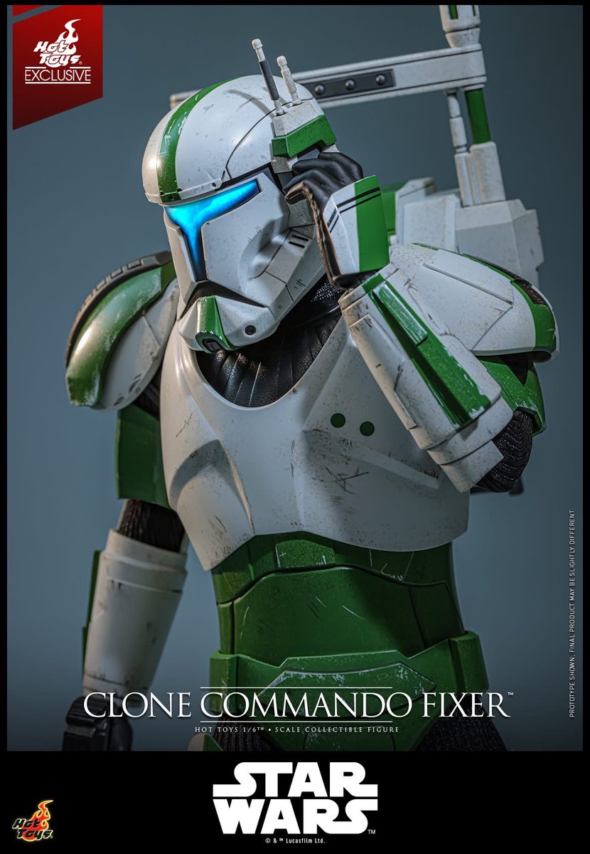 one6Update's tweet photo. #HotToys announced Fixer. This is limited to 2,500 pieces.
🧵3
#Sixth #SixthScale #HotToysCollectibles #ホットトイズ #actionfigures #Figures #MaytheFourth https://t.co/mAIymsxgjc