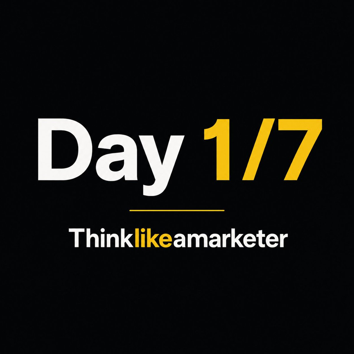 Dedonmerciy's tweet photo. I'TS MARKETING TIME!!
For Day 1, we’re focusing on audience psychology and emotional intelligence in marketing.
The challenge for today is simple, but it requires real thinking.
Choose a brand, startup, creator, product, or business and study their audience properly. Your goal is to publicly break down:
What they THINK their audience wants vs what the audience ACTUALLY wants. Break down:
3 audience pain points
2 audience desires
1 emotional trigger influencing their decisions
Then summarize everything into ONE sentence:
“What is this brand's audience truly looking for emotionally?”
You can present your submission however you want (a thread, carousel, LinkedIn post, video, or design).
Make a post and include the hashtag #ThinkLikeaMarketer, tag me too.
This challenge is designed to help marketers think more deeply, communicate better, and publicly showcase their strategic thinking.
So let's get it!